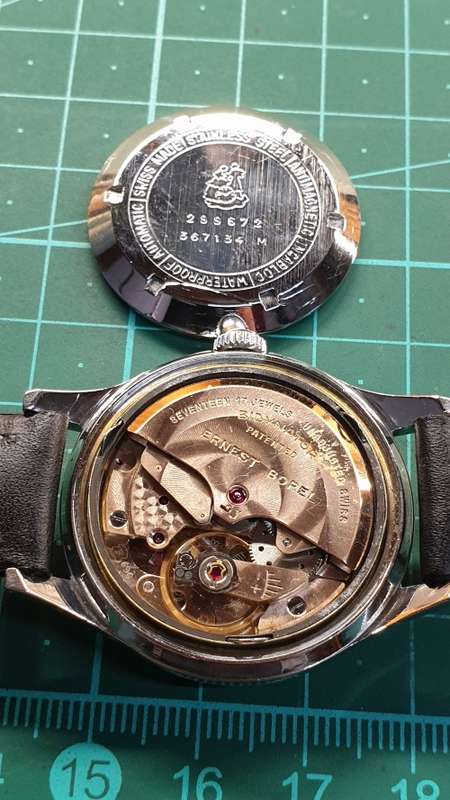 Vintage Ernest Borel Men`s Automatic Dress Watch