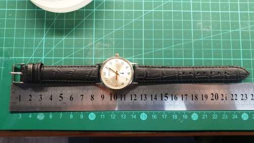 Large Vintage Lanco Manual Wind Men`s Watch Perfectly Restored