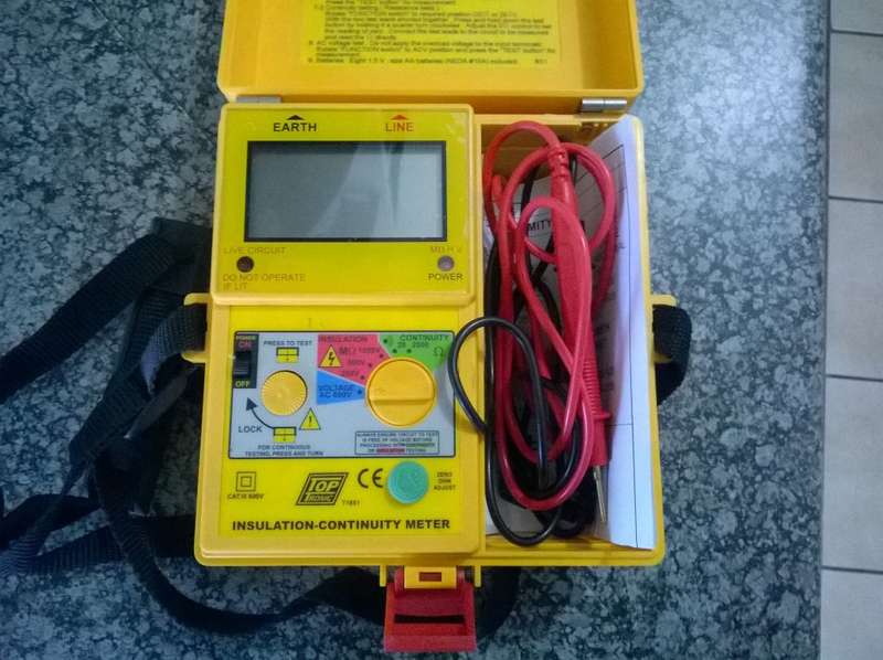 Megger ,Top Tronic Model T1851 Digital Insulation Tester