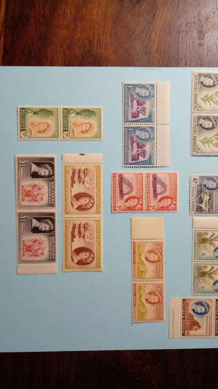 Southern Rhodesia 1953 Queen Elizabeth 2...MINT..Double full set..