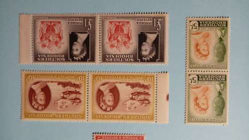 Southern Rhodesia 1953 Queen Elizabeth 2...MINT..Double full set..