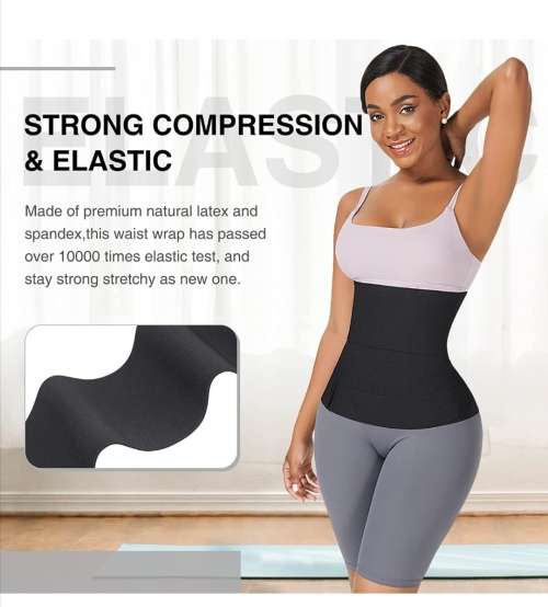 5M Waist Trainer Belt Snatch Bandage Wrap Belly Body Shaper Compresion Wrap -5 meters