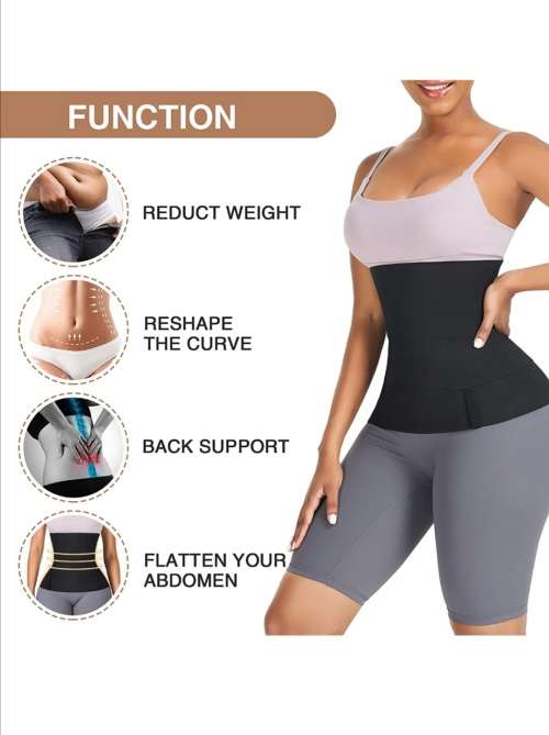 5M Waist Trainer Belt Snatch Bandage Wrap Belly Body Shaper Compresion Wrap -5 meters