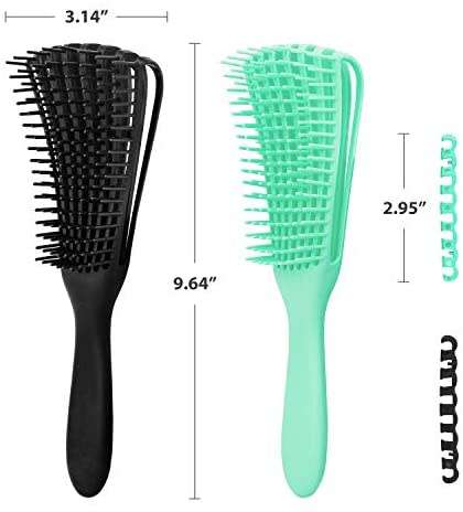 Detangling Hair Brush for Kinky Curly Wet Dry Long Oily Thick Hair Knots Detengler