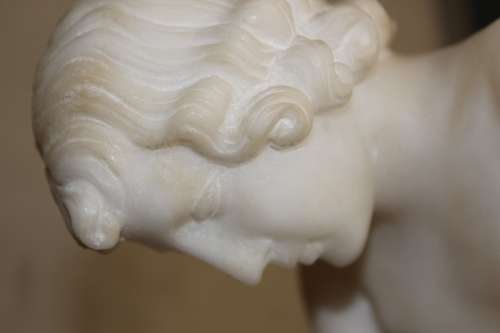 Spectacular 19th Century Italian Alabaster Carving of `SPINARIO` Signed Prof. E Sacchi, 31cm by 17cm
