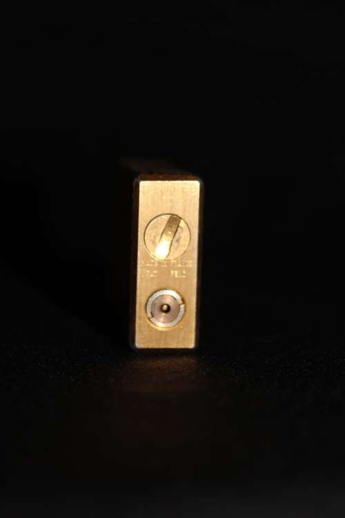 Retro French Flaminaire Gold Plated Lighter (Needs new flint untested)