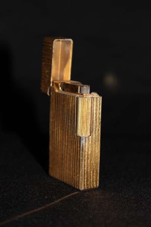 Retro French Flaminaire Gold Plated Lighter (Needs new flint untested)
