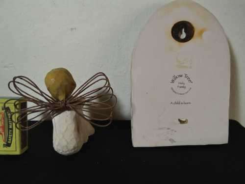 Pair of Willow Tree collectable Ornaments