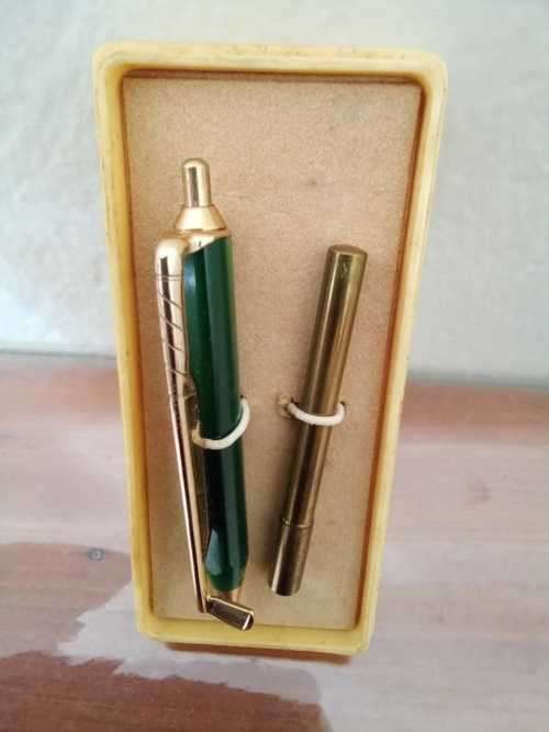 Antique Bakelite and Rolled Gold Golfers Mechanical pencil