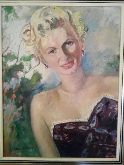 John Konstantin Hansegger (1908-1988) Original Oil Painting 76x61cm Huge Investment Value!