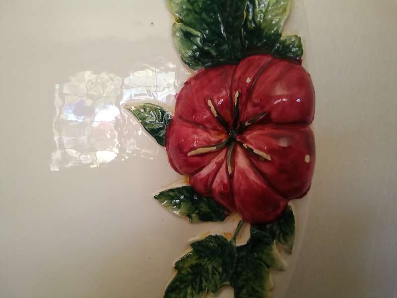 Bassano Vintage hand painted Italian Platter 40 by 31cm