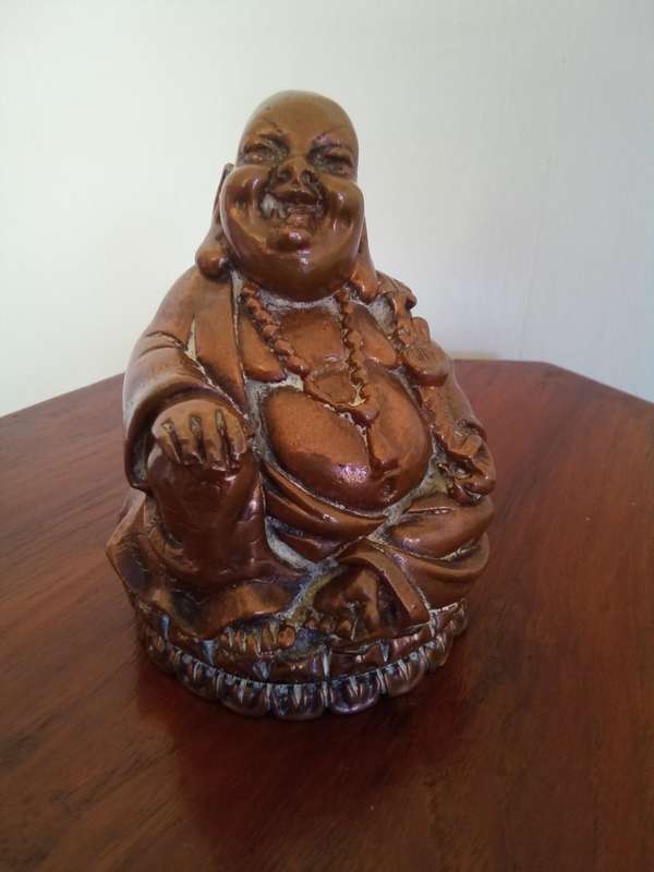 Antique Chinese Copper Clad Buddha