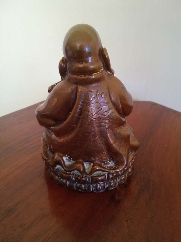 Antique Chinese Copper Clad Buddha
