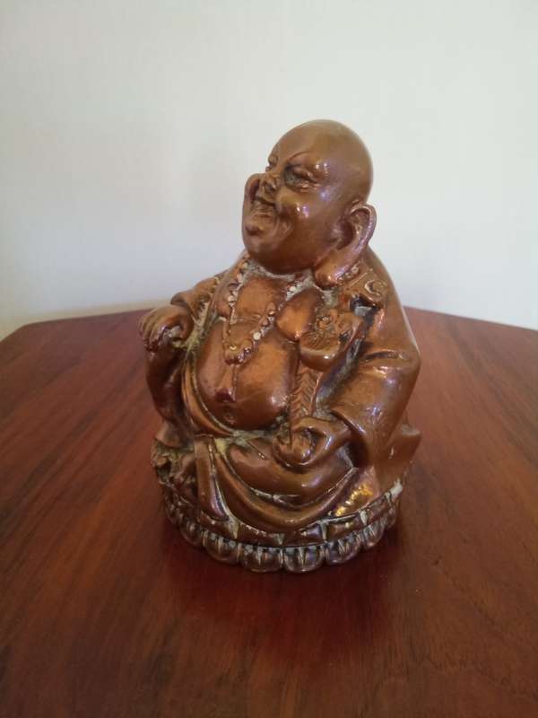 Antique Chinese Copper Clad Buddha