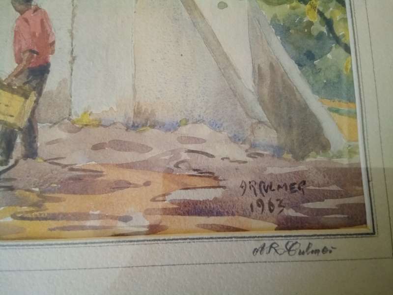 1963 A R Culmer original Water Colour 41 by 34cm (Investment Art!)