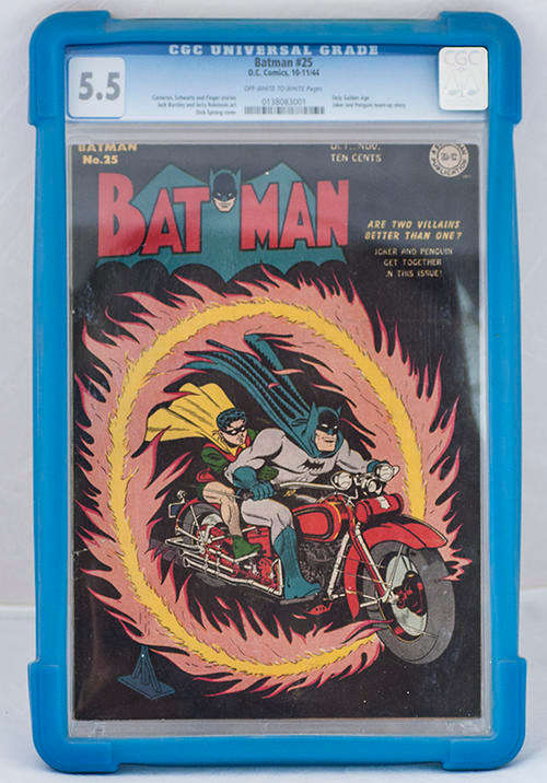 Batman No. 25 (1944) CGC 5.5 with CGC Protector