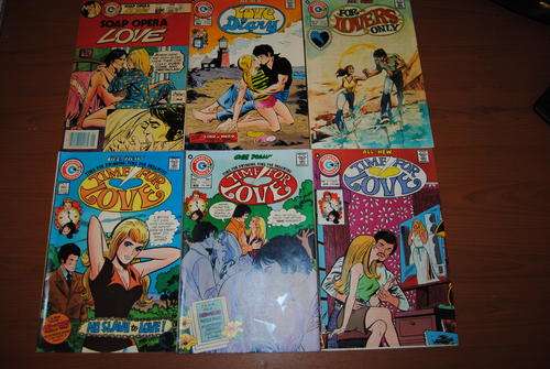 Collection of Vintage Charlton Love Story Comics - Great Condition