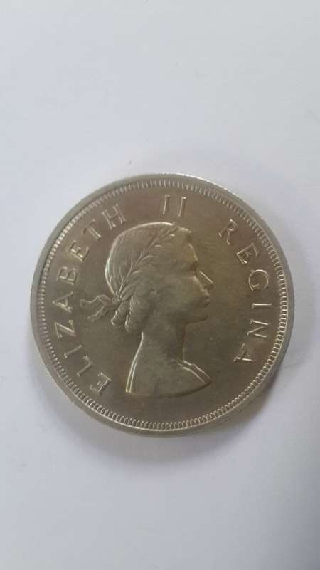 1955- 5 Shilling -Crown