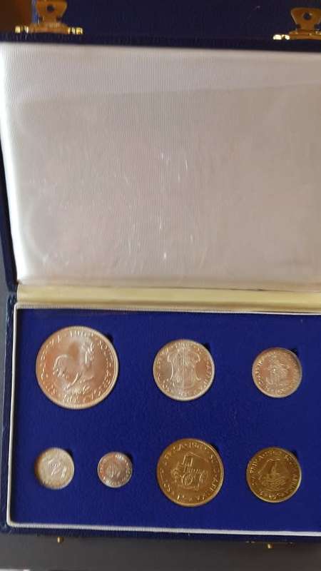 1961 RSA Short Proof Set, in S.A.M Box -Top Quality Coins