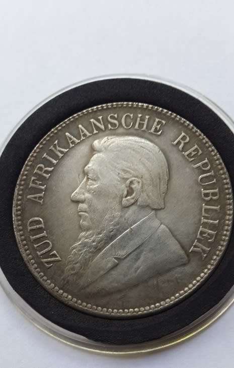 1892 ZAR 5 Shillings -NOTE -REPLICA Coin
