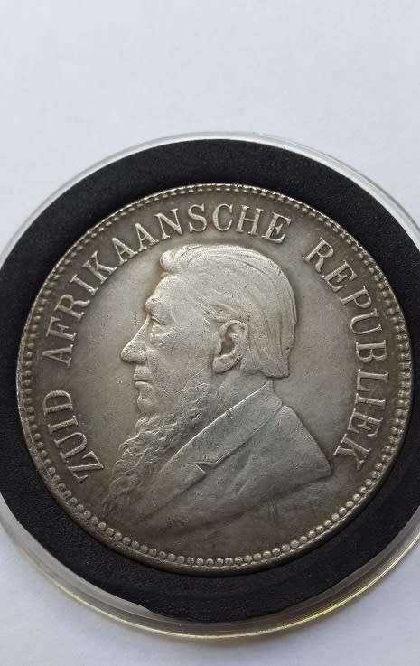 1892 ZAR 5 Shillings -NOTE -REPLICA Coin