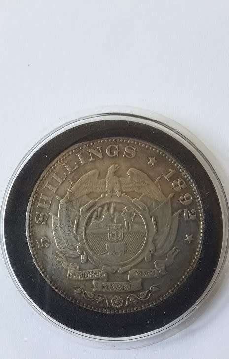 1892 ZAR 5 Shillings -NOTE -REPLICA Coin