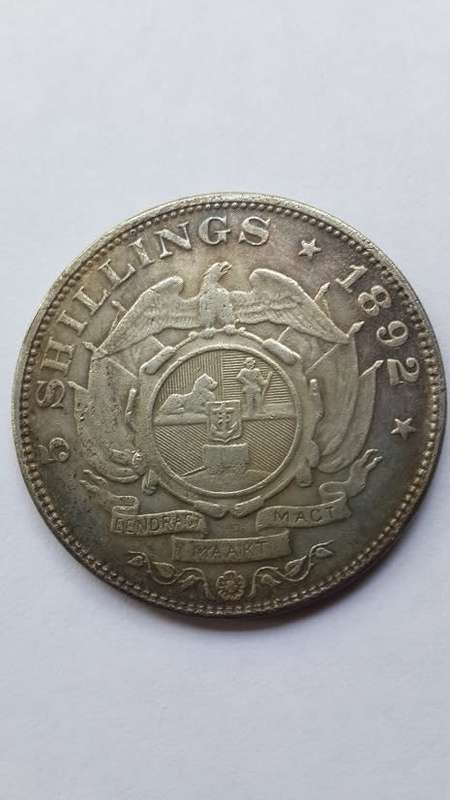1892 ZAR 5 Shillings -NOTE -REPLICA Coin