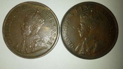 SA Penny Lot - 1934, 1936, 1940 and 1941 - In Good Condition.