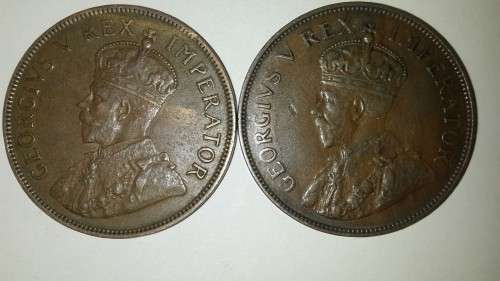 SA Penny Lot - 1934, 1936, 1940 and 1941 - In Good Condition.