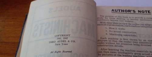 Vintage Pudels -Machinists and Tool Makers Handy Book -1941 Edition