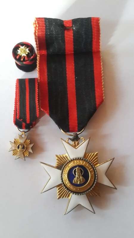 Rare Vatican Knight`s Cross of the Order of Saint ( ST.) Sylvester