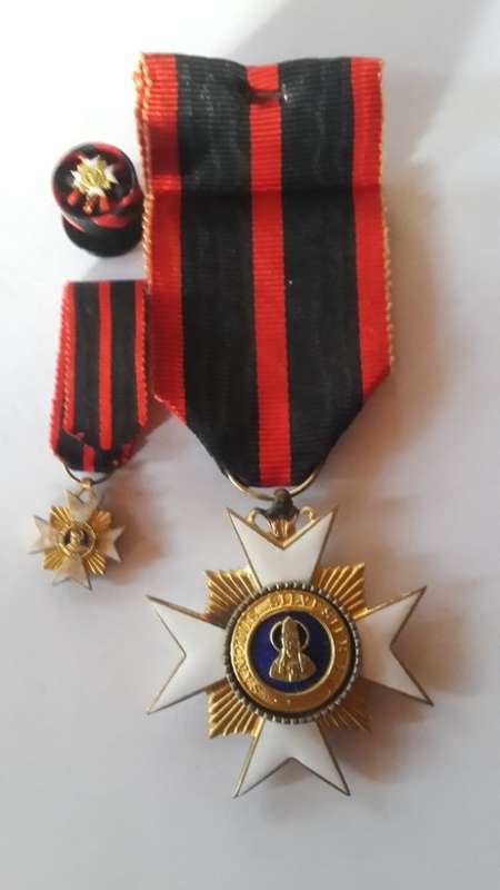 Rare Vatican Knight`s Cross of the Order of Saint ( ST.) Sylvester