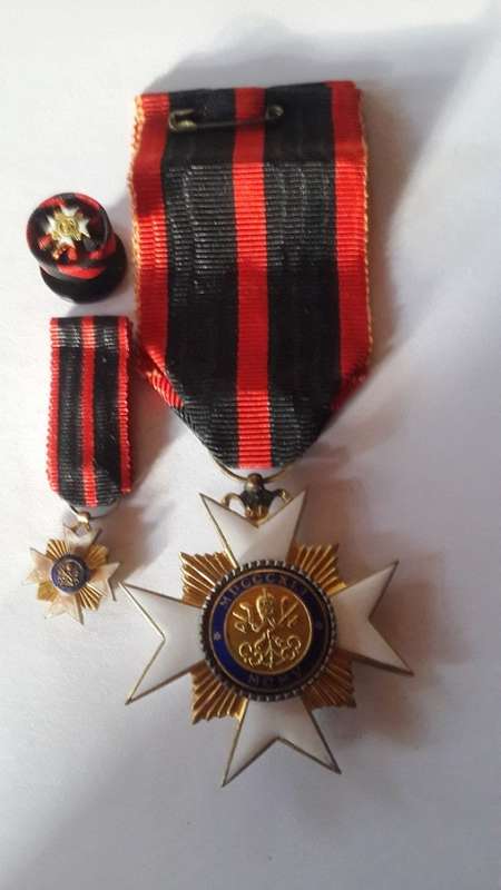 Rare Vatican Knight`s Cross of the Order of Saint ( ST.) Sylvester
