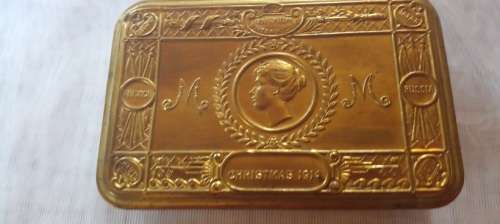 1914 -WWI -Original -Princess Mary -Christmas Gift Tin