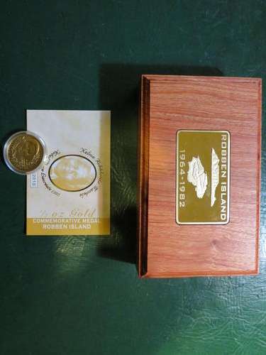 IN DEMAND AND AT AN UNBEATABLE PRICE: MANDELA ROBBEN ISLAND COMMEMORATIVE MEDALLION