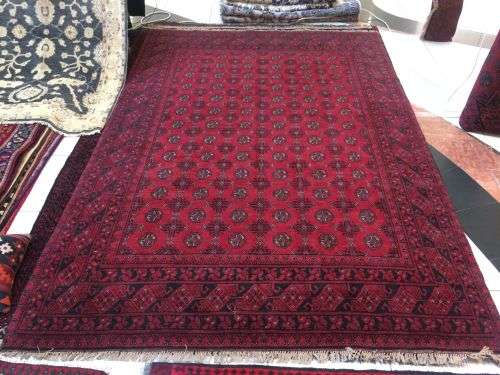 PERSIAN RED AFGHAN RUG 300 X 200 CM