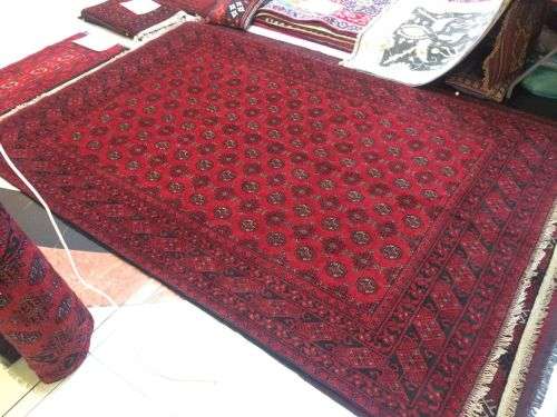 PERSIAN RED AFGHAN RUG 300 X 200 CM