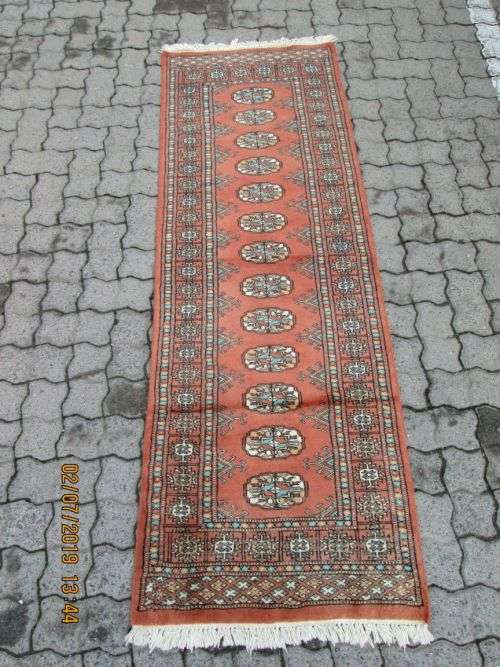 BEAUTIFULL   PERSIAN BUKHARA CARPET  SIZE 187 X 63