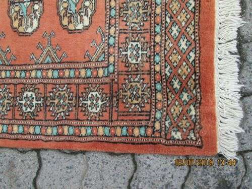 BEAUTIFULL   PERSIAN BUKHARA CARPET  SIZE 187 X 63
