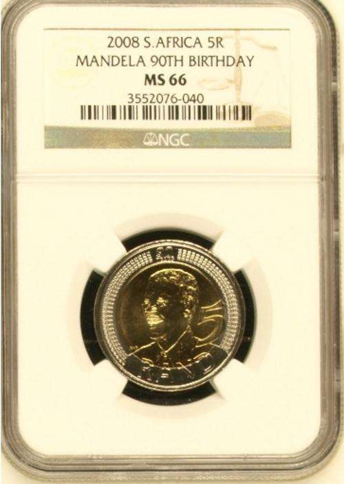 ***MS66*** High Grade!!! Birthday Mandela R5!!! NGC Graded!!!