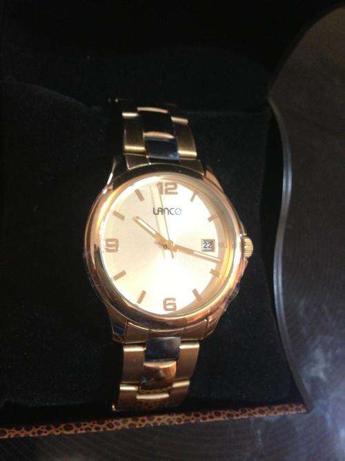 Gents Lanco Gold Watch