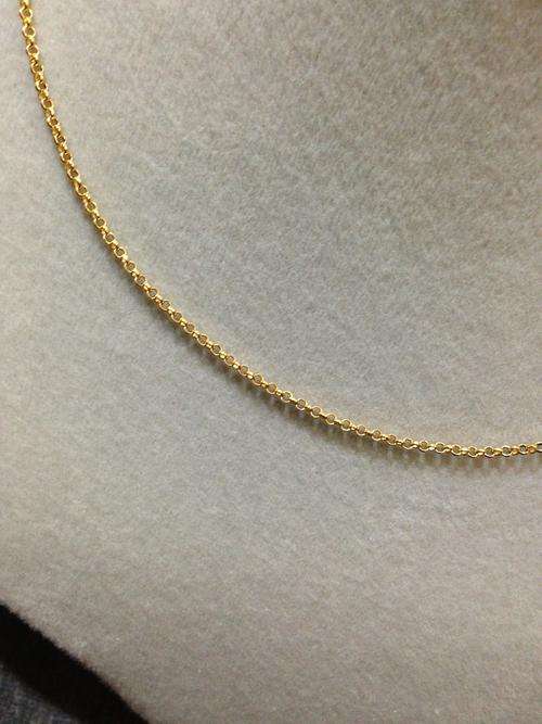 Ladies Gold Necklace - High Quality 9ct Simulated Gold