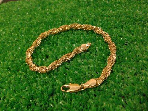Ladies Gold Bracelet - High Quality 9ct Simulated Gold