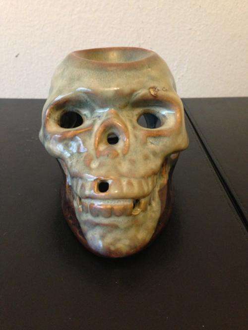 Skull Candel Holder