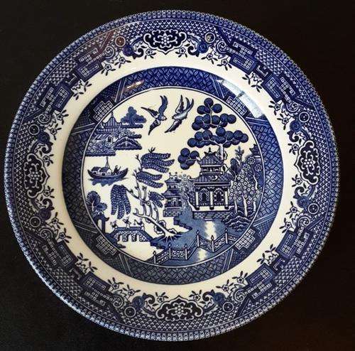 Blue Willow Plate - Churchill England