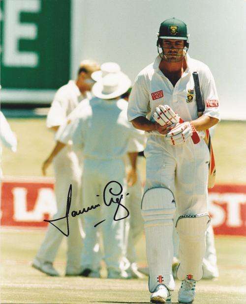 Hansie Cronje hand signed photo