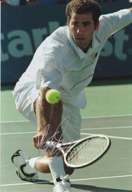 Pete Sampras hand signed photo + COA