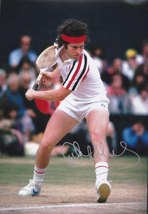 John McEnroe hand signed photo + COA