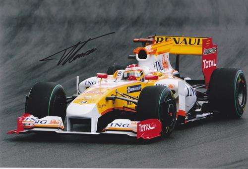 Fernando Alonso Authentic signed photograph