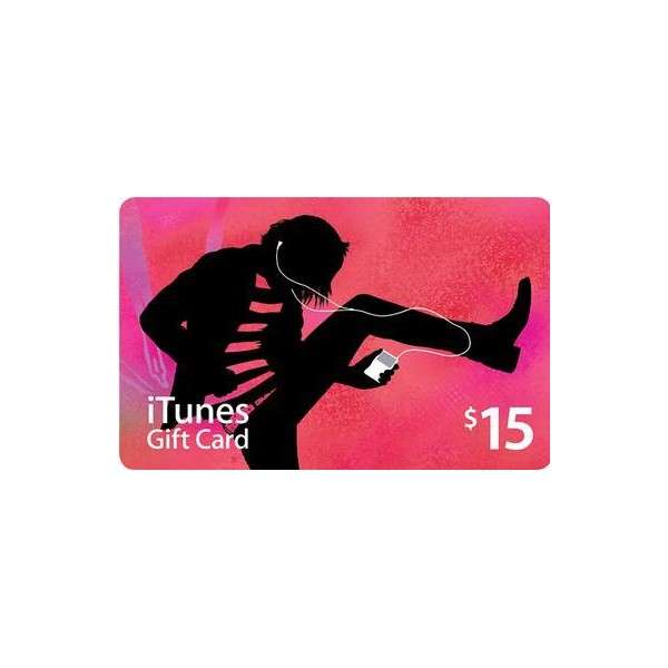 iTunes $15 voucher (Code Emailed)